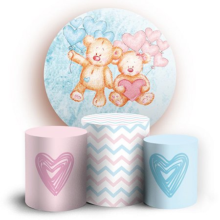 Capas Painel Redondo e Trio Cilindro Sublimado - Revelação