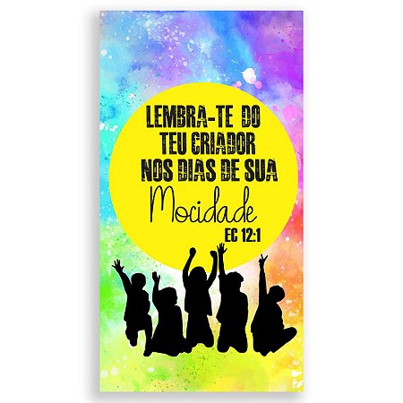 Capa Faixa Lateral Sublimado - Encontro de Jovens