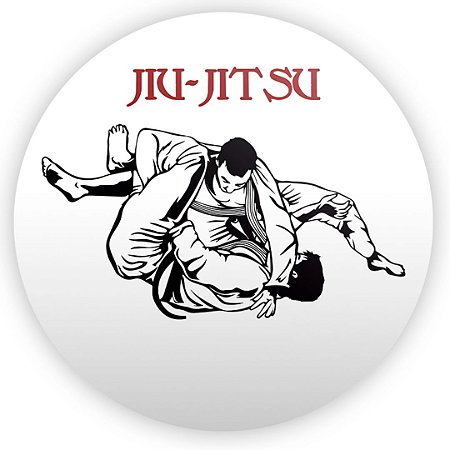 Capa Painel Redondo Sublimado - Jiu Jitsu
