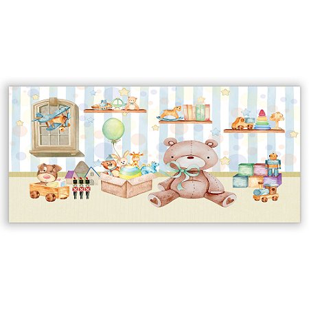 Capa Painel Retangular Sublimado - Brinquedos