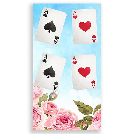 Capa Faixa Lateral Sublimado - Alice Pais das Maravilhas