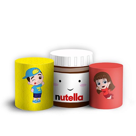 Capas Trio Cilindro Sublimado Vest Facil - Luccas Neto