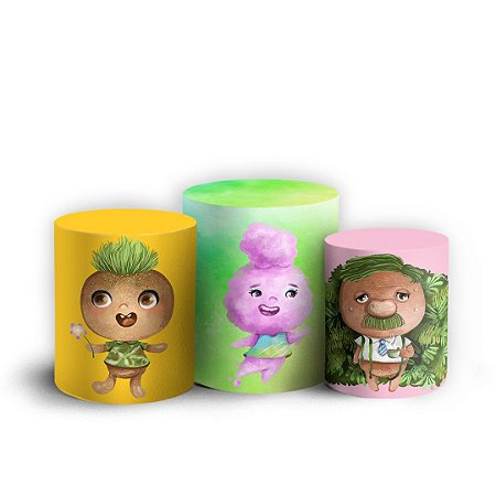 Capas Trio Cilindro Sublimado Vest Facil - Elementos