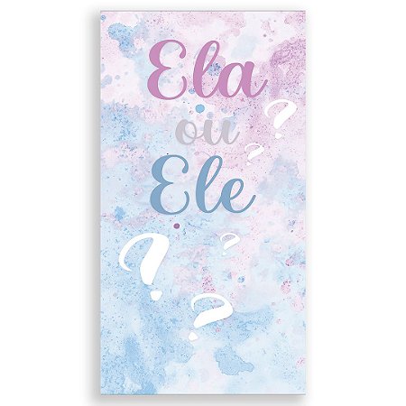 Capa Faixa Lateral Sublimado - Chá Revelação