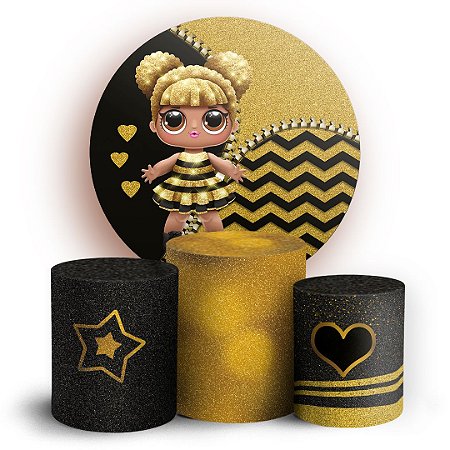 Capas Painel Redondo e Trio Cilindro Sublimado - Lol