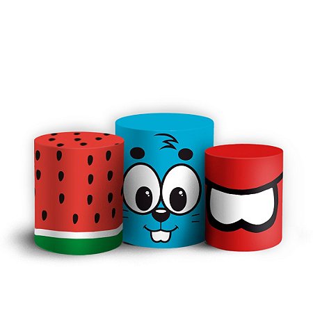 Capas Trio Cilindro Sublimado Vest Facil - Turma da Monica