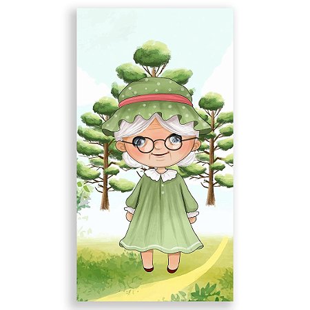 Capa Faixa Lateral Sublimado - Chapeuzinho Vermelho