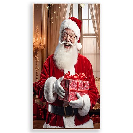 Capa Faixa Lateral Sublimado - Natal Ano Novo