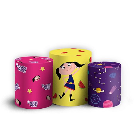 Capas Trio Cilindro Sublimado Vest Facil - Show de Luna