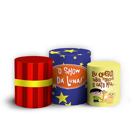 Capas Trio Cilindro Sublimado Vest Facil - Show de Luna