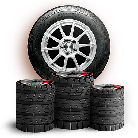 Capas Painel Redondo e Trio Cilindro Sublimado - Pneu