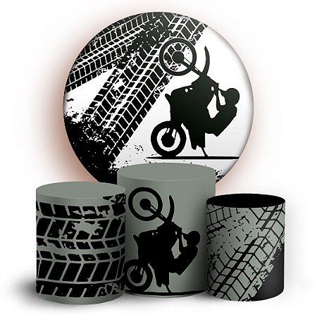 KIT Redondo e Trio - Motocross - Sublimado 3D