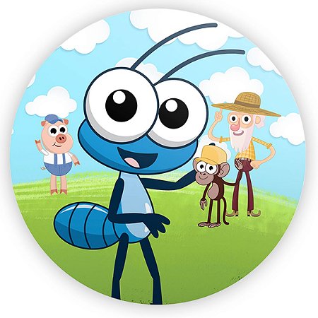 Capa Painel Redondo Sublimado - Bob Zoom