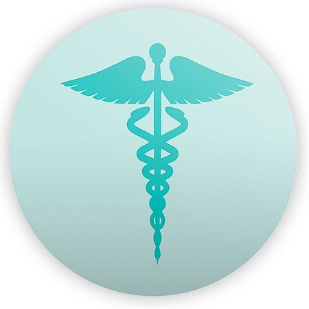 Painel Redondo - Medicina - Sublimado 3D