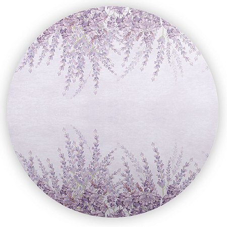 Capa Painel Redondo Sublimado - Lavanda