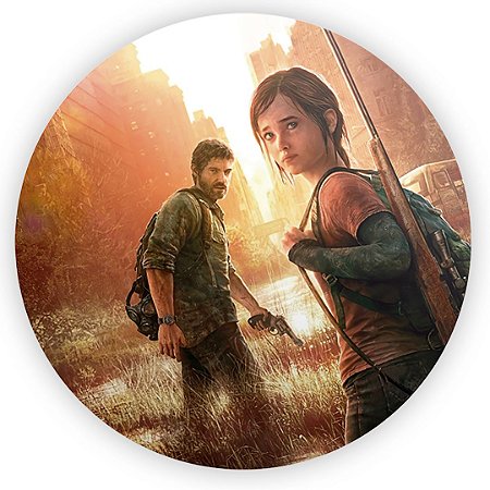 Capa Painel Redondo Sublimado - The Last Of Us
