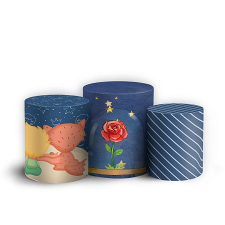 Capas Trio Cilindro Sublimado Vest Facil - Pequeno Principe