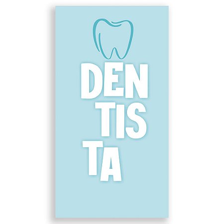 Capa Faixa Lateral Sublimado - Dentista