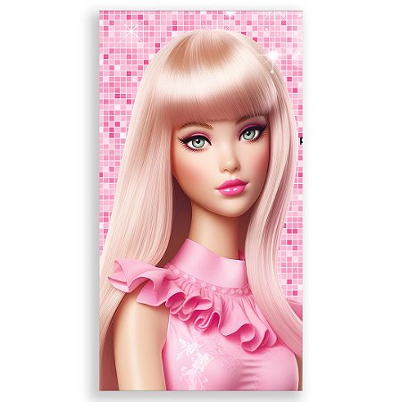Capa Faixa Lateral Sublimado - Barbie