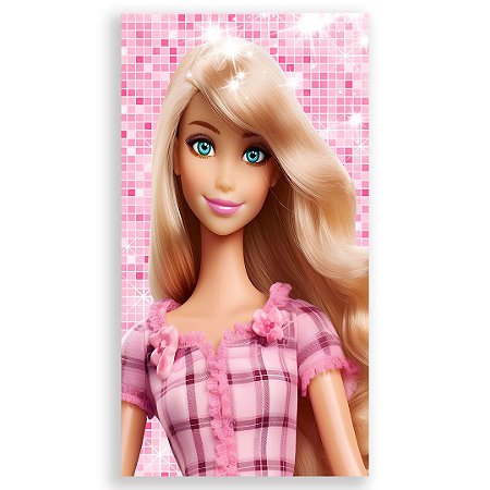 Capa Faixa Lateral Sublimado - Barbie