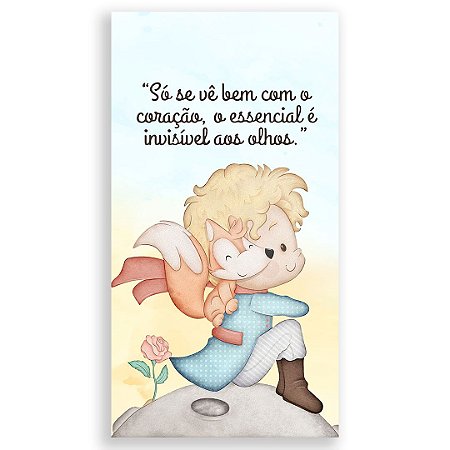 Capa Faixa Lateral Sublimado - Pequeno Principe