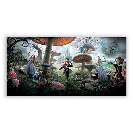 Capa Painel Retangular Sublimado - Alice