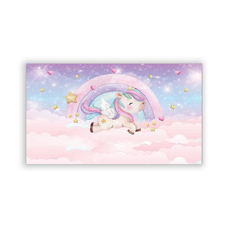 Capa Painel Retangular Sublimado - Unicornio