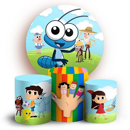 Capas Painel Redondo e Trio Cilindro Sublimado - Bob Zoom