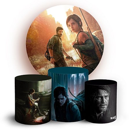 Capas Painel Redondo e Trio Cilindro Sublimado - The Last Of Us
