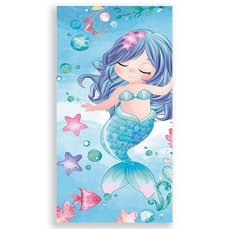 Capa Faixa Lateral Sublimado - Sereia