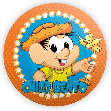 Capa Painel Redondo Sublimado - Chico Bento