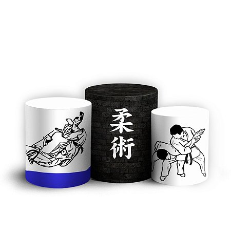 Capas Trio Cilindro Sublimado Vest Facil - Jiu Jitsu