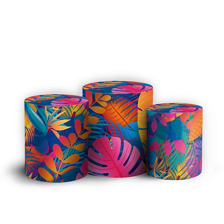 Capas Trio Cilindro Sublimado Vest Facil - Farofa