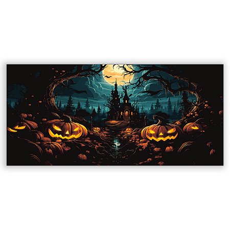 Capa Painel Retangular Sublimado - Halloween