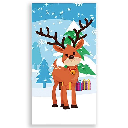 Capa Faixa Lateral Sublimado - Natal Ano Novo