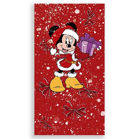 Faixa Lateral - Minnie Natal - Sublimado 3D