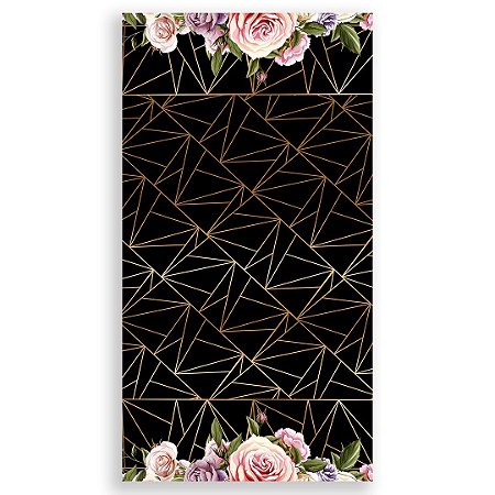 Capa Faixa Lateral Sublimado - Arabesco Floral