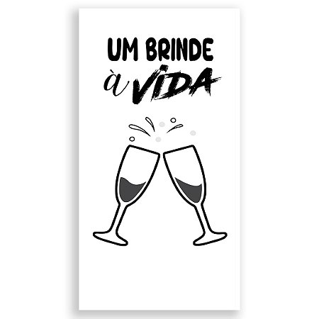 Capa Faixa Lateral Sublimado - Um Brinde a Vida