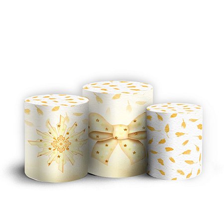 Capas Trio Cilindro Sublimado Vest Facil - Batizado