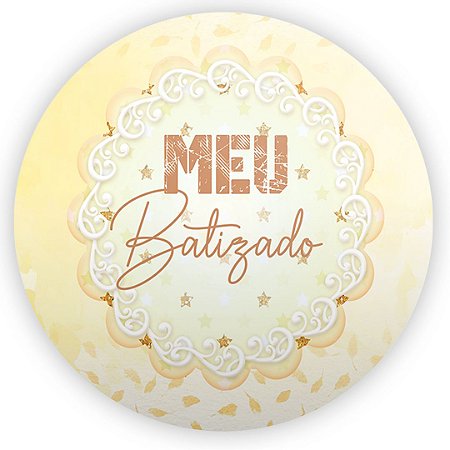 Capa Mini Painel Sublimado - Batizado