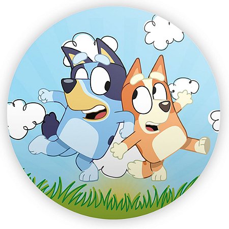 Capa Mini Painel Sublimado - Bluey