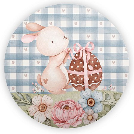 Capa Mini Painel Sublimado - Pascoa