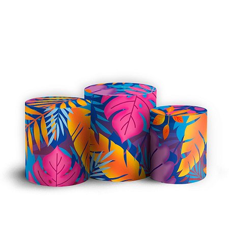 Capas Trio Cilindro Sublimado Vest Facil - Farofa