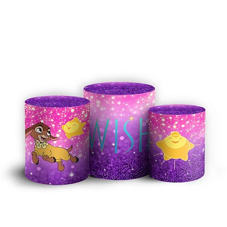 Capas Trio Cilindro Sublimado Vest Facil - Wish O Poder Dos Desejos