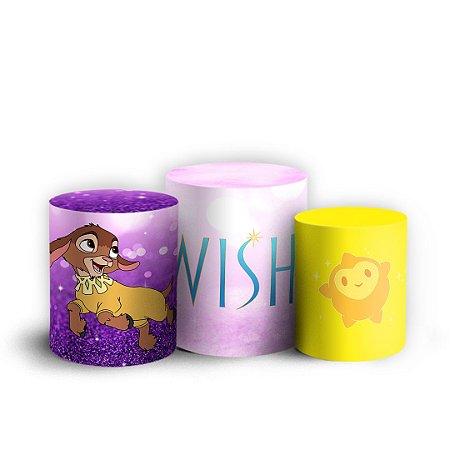 Capas Trio Cilindro Sublimado Vest Facil - Wish O Poder Dos Desejos