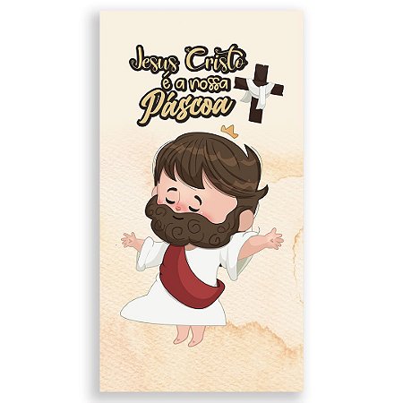 Capa Faixa Lateral Sublimado - Jesus Pascoa