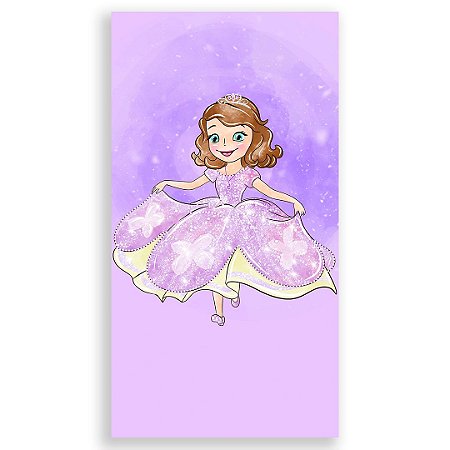 Capa Faixa Lateral Sublimado - Princesa Sofia