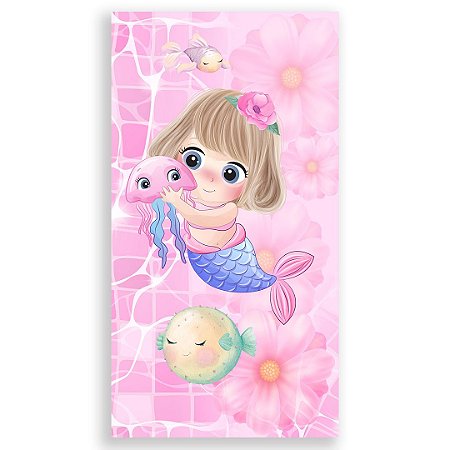 Capa Faixa Lateral Sublimado - Sereia