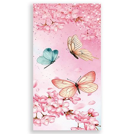 Capa Faixa Lateral Sublimado - Borboletas