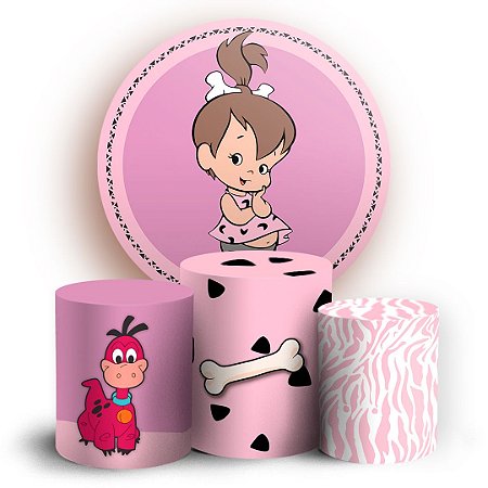 Capas Painel Redondo e Trio Cilindro Sublimado - Pedrita